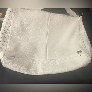 The Sak White Textured Shoulder Bag